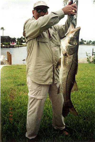 Big Snook  caught in the backyard of your neighbor