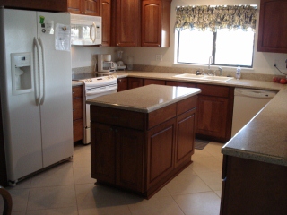 Newly remodeled kitchen